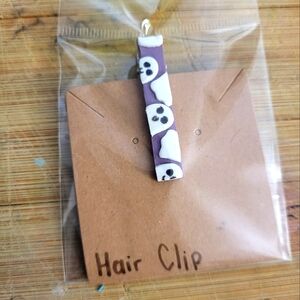 FREE WITH PURCHASE Lavender ghost barrette clip